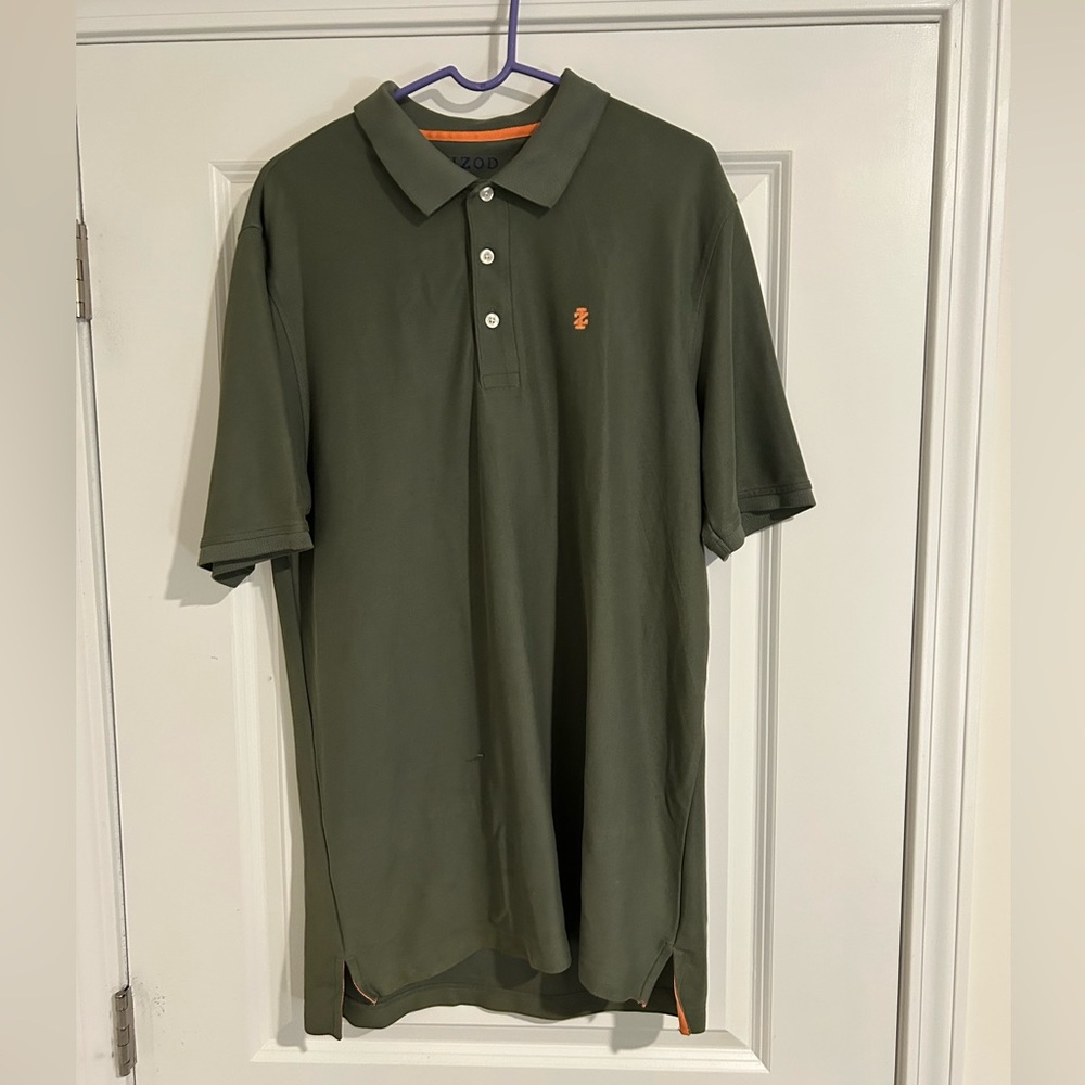 IZOD Men's Olive Polo Shirt
